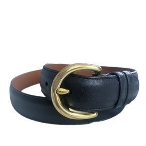 Coach 8400 Navy leather Belt
